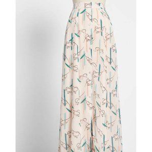 NWT! Modcloth x Emily and Fin Monkey Print Maxi Skirt